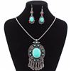 Image 1 : Tibet Silver & Blue Turquoise Necklace Set
