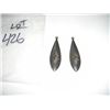 Image 1 : VINTAGE RARE LARGE HEAVY STERLING SILVER *SIAM* EARRINGS-EARRINGS ARE MISSING THE LOOP HOOKS!! EARRI