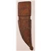 Image 9 : Horn Handled Knife With Leather Shealth