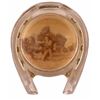 Image 1 : Glass Horseshoe Paper Weight