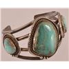 Image 1 : Sterling Silver & Turqoise Bracelet
