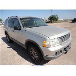 2003 - FORD EXPLORER XLT / FOR TX REG. ONLY