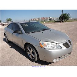 2008 - PONTIAC G6 // REBUILT SALVAGE / TX REG ONLY