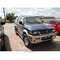 1999 - MITSUBISHI MONTERO SPORT / FOR TX REG ONLY