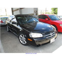 2002 - NISSAN MAXIMA// REBUILT SALVAGE