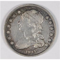1831 BUST QUARTER AU