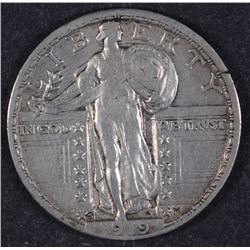 1919-S STANDING LIBERTY QUARTER, XF
