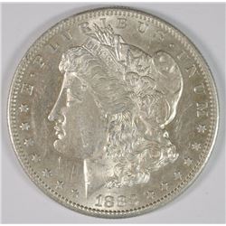 1883-S MORGAN SILVER DOLLAR, CHOICE BU KEY DATE!!