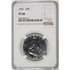 Image 1 : 1961 FRANKLIN HALF DOLLAR, NGC PF-68
