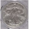 Image 2 : 2005 AMERICAN SILVER EAGLE, PCGS MS-70 PCGS PRICE GUIDE=$300.00