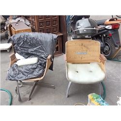 SALON CHAIR - SWIVELS & CHAIR WITH DRYER = 2 TTL