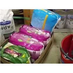 BOX NEW ADULT "DEPENDS" & KIRKLAND ONES -4 PKS TTL