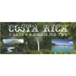 VACATION PACKAGE TO COSTA RICA Costa Rica - Glistening green jungles, massive (and active!) volcanoe