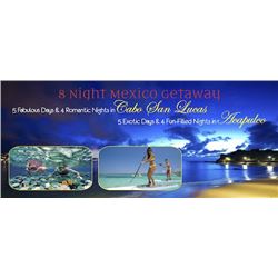 VACATION PACKAGE TO MEXICO - Cabo San Lucas & MEXICO - Cabo and Acapulco Package - INCLUDES COMPANIO