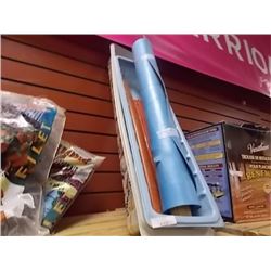 LOT OF PEGS, PLANTERS, HANDLES