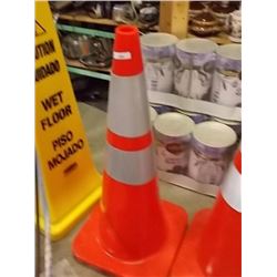 NEON SAFETY CONE - MEDIUM - RED