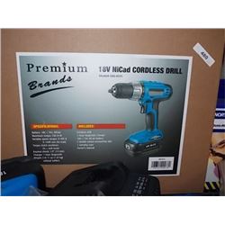 NEW 18 VOLT NICAD CORDLESS DRILL