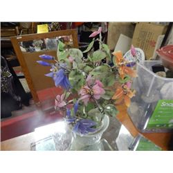 BONSI PLANT - JADE GREEN AND PINK LEAVES -~12"TALL