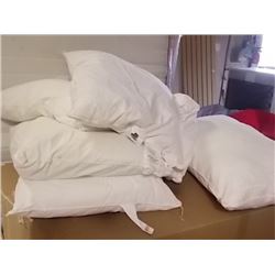 HOTEL LINEN -  PILLOWS - 6 PER LOT - STAFF WILL GET - DON'T HELP YOURSELF