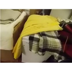 BLANKET - PLAID & YELLOW - 2 TTL