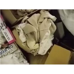 BOX ASSORTED BED SKIRTS FROM HOTEL