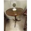 Image 1 : VINTAGE ROUND SIDE TABLE - as-is