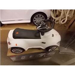 NEW CHILD'S PUSH CAR - RASTAR MERCEDES-BENZ - WHITE