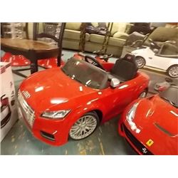 NEW ELECTRIC AUDI - NEEDS CHARGER - STR ( open box - may or may not work - sold as-is - no warranty 