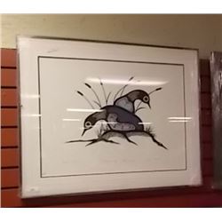 FRAMED LIMITED EDITION - KEEPING WATCH - ROBERT KAKEGAMIC - GALLERY ESTIMATE $425