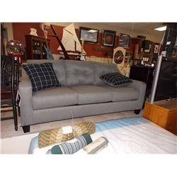 NEW FURNITURE - UPHOLSTERED SOFA WITH THROW CUSHIONS