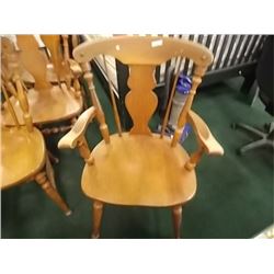 VILAS MAPLE DINING CHAIR - 6 X BID (2 CAPT 4 DININ