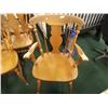 Image 1 : VILAS MAPLE DINING CHAIR - 6 X BID (2 CAPT 4 DININ