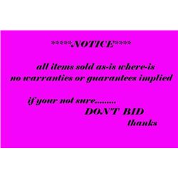 OPEN LOT - GO TO SHOWCASE NO. 2 - NOW!!!!! - WITH PURCHASE OF $50 OR MORE RECIEVE A FREE GIFT BAG FO