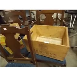 WOOD CRATE - HARREYS BRISTOL