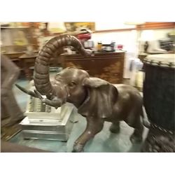 LARGE BRONZE ELEPHANT - APPROX 45" LONG X 30" HIGH