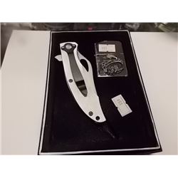 GIFT BOX KNIFE WIHT LIGHTER