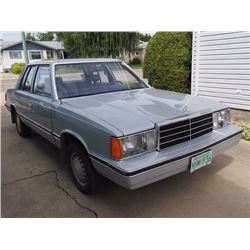 1983 Plymouth Reliant K-Car, 4 Door Sedan