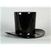 Image 1 : OUTSTANDING BLACK GLASS HAT WHIMSY