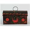 Image 1 : FINE DECORATED TOLEWARE BOX