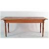 Image 1 : COUNTRY TURNED LEG CHERRY FARM TABLE