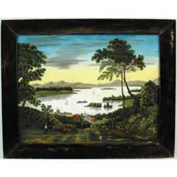UNSIGNED (American, 19th Century) VIEW OF PASSAMAQUODDY BAY