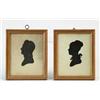 Image 1 : PAIR OF 19TH CENTURY SILHOUETTES
