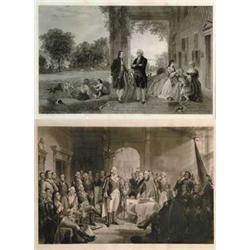 TWO WASHINGTON ENGRAVINGS