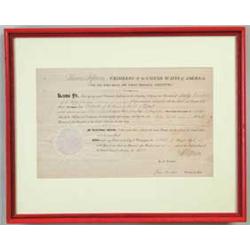 THOMAS JEFFERSON (1743-1826) SIGNED APPOINTMENT DOCUMENT 1806