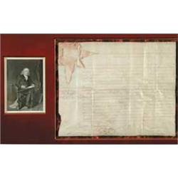 BENJAMIN FRANKLIN (American, 1706-1790) AMERICAN STATESMAN, PHILOSOPHER, AUTHOR, INVENTOR, PRINTER, 