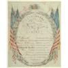 Image 1 : ABRAHAM LINCOLN (American, 1809-1865, 16th President) DOCUMENT WITH AUTOGRAPHS OF ABRAHAM LINCOLN, P