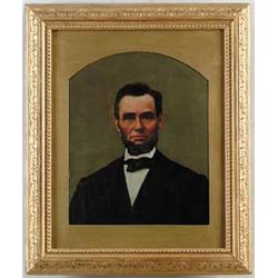 UNSIGNED (American, 19th Century) PORTRAIT OF ABRAHAM LINCOLN
