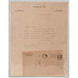 THEODORE ROOSEVELT (American, 1858-1919, 26th President) SIGNED TYPED LETTER