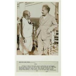 ALBERT EINSTEIN (American, 1879-1955) PHYSICIST AND INVENTOR