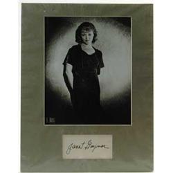 JANET GAYNOR (American, 1906-1984) ENTERTAINER